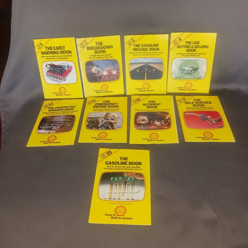 Vintage ca.1978 Shell Oil Company Car Ownership Books